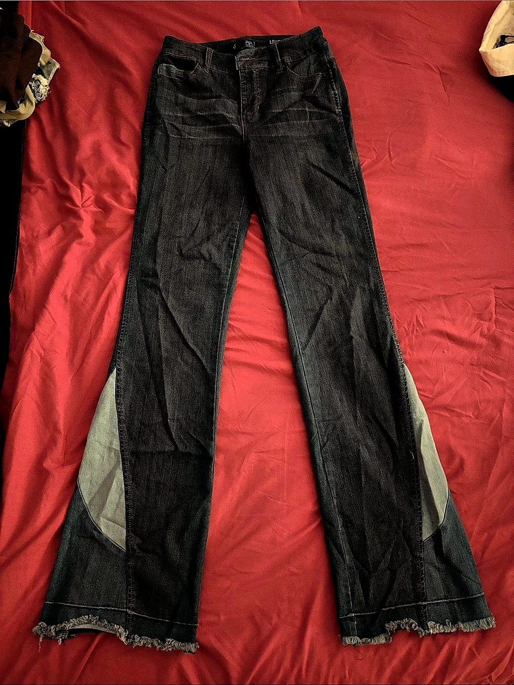 BBJ Love My Fit Sunset Fit Flare Jeans in DARK BLUE Waist 5/27